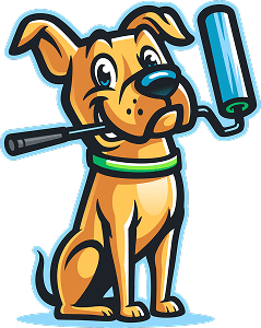 The Endless Poxybilities cartoon mascot dog.